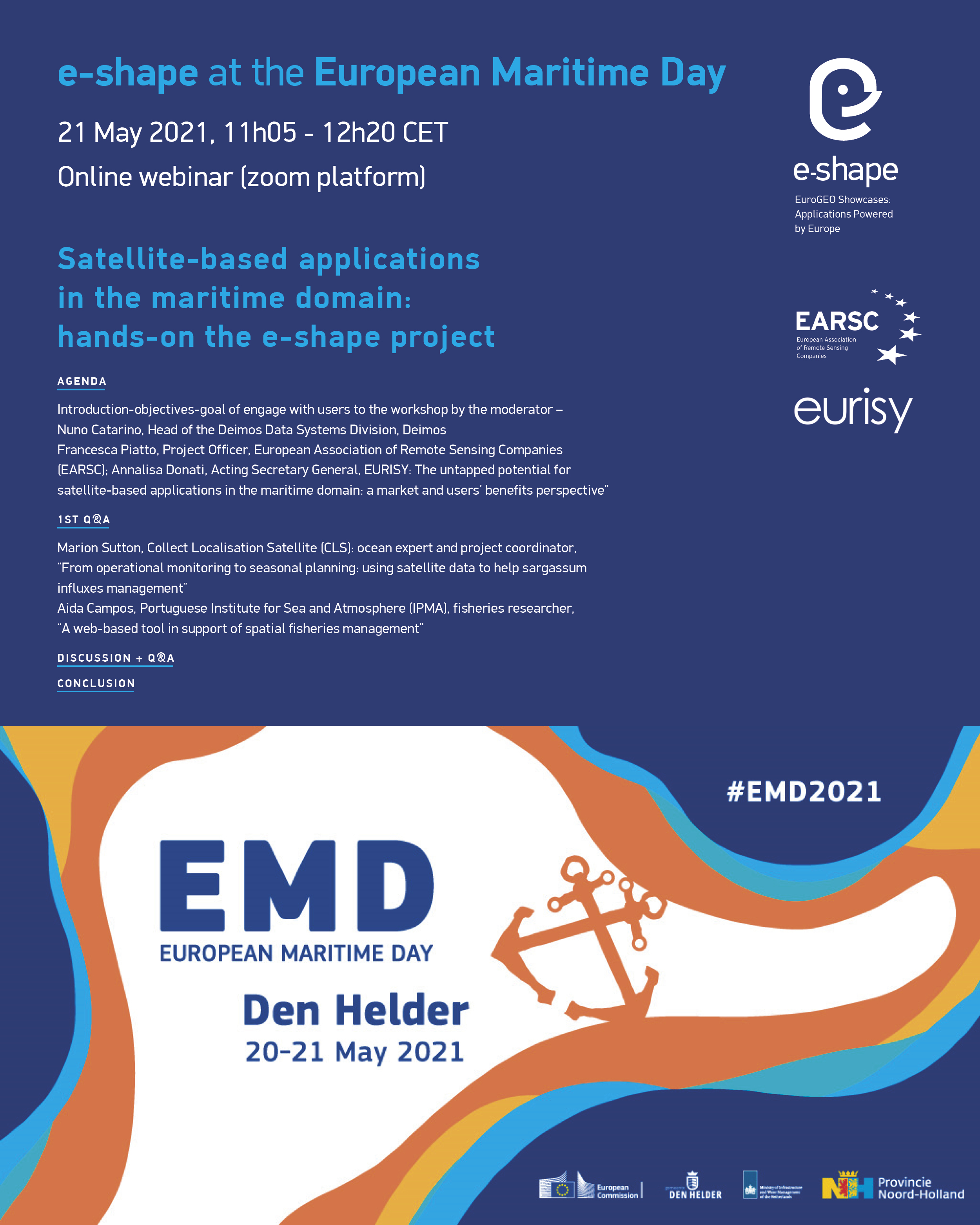 Maritime Day banner EARSC Eurisy